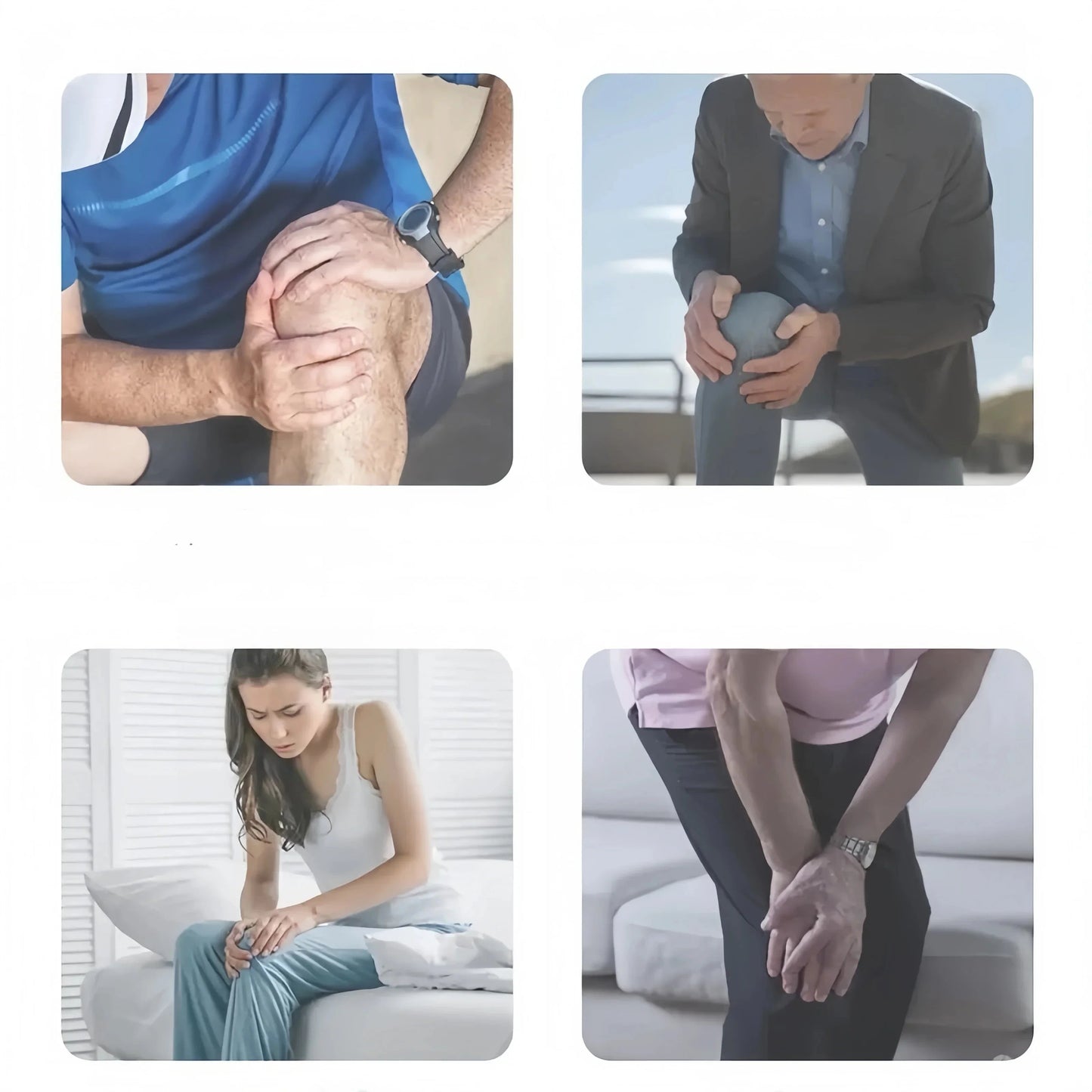 Smart Knee Massager Rechargeable Vibrating Knee