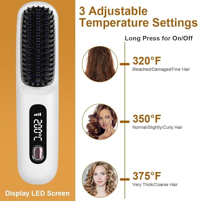 Denx - Wireless Hair Straightener